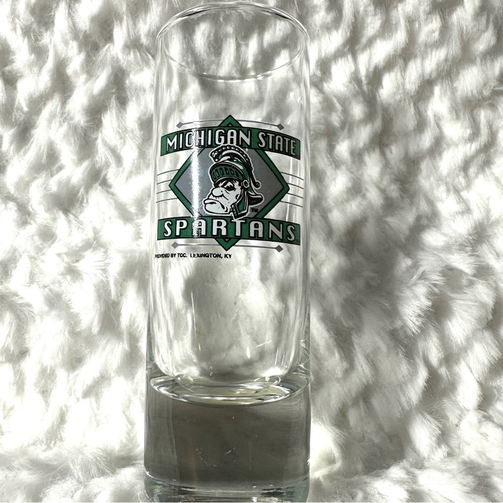 Michigan State Spartans Heavy Bottom Shot Glass
